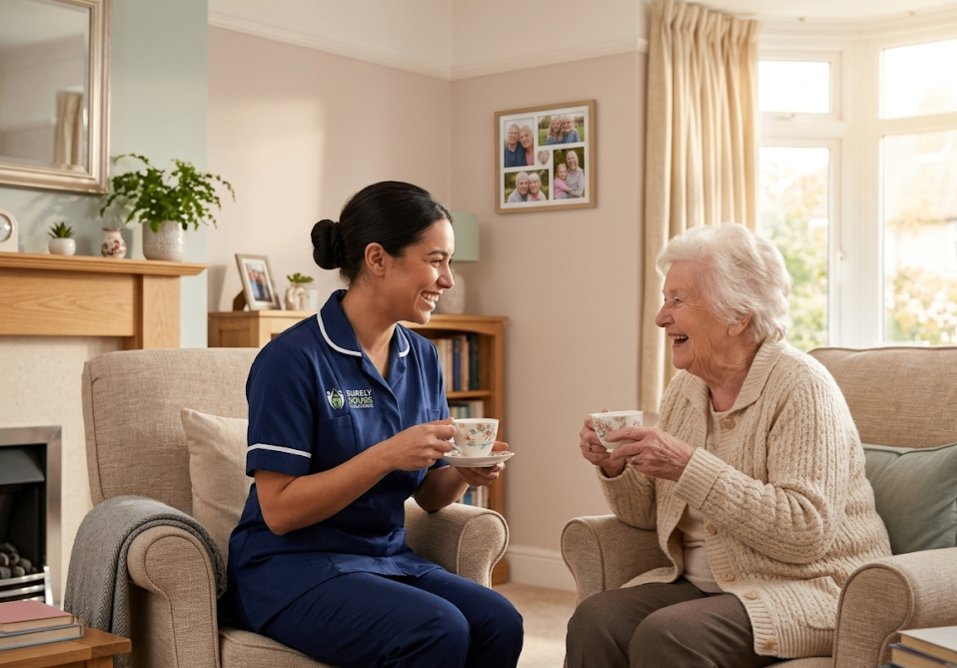 Surely Yours Healthcare respite carer providing short-term home care cover in the UK